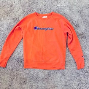 Coral Champion Womens Pullover